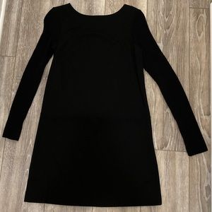 Ann Taylor Loft black shift dress